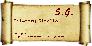 Selmeczy Gizella névjegykártya